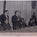 Lic. Ignacio Lomelí Jáuregui dando un discurso durante el banquete